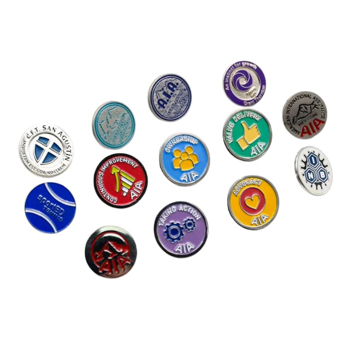 Promotional Items custom badges and pins for FMCG retail promotions