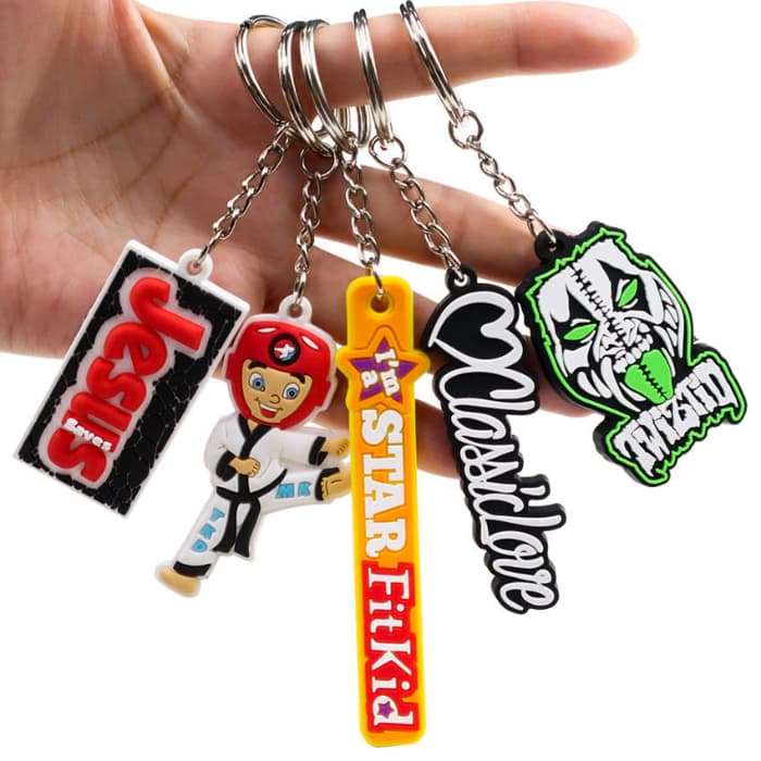 Promotional Items custom keychains for retail giveaway campaigns